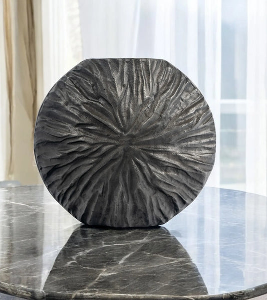 Abstract Splash Aluminum Table Vase