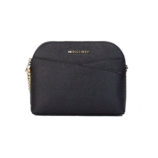 Michael Kors Jet Set Medium Black X Cross Dome Crossbody