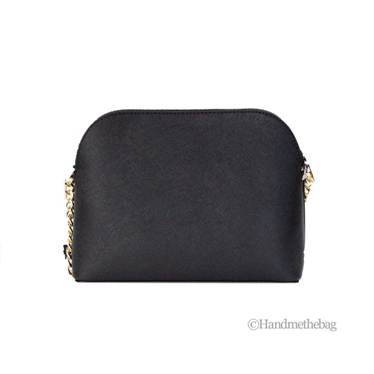 Michael Kors Jet Set Medium Black X Cross Dome Crossbody