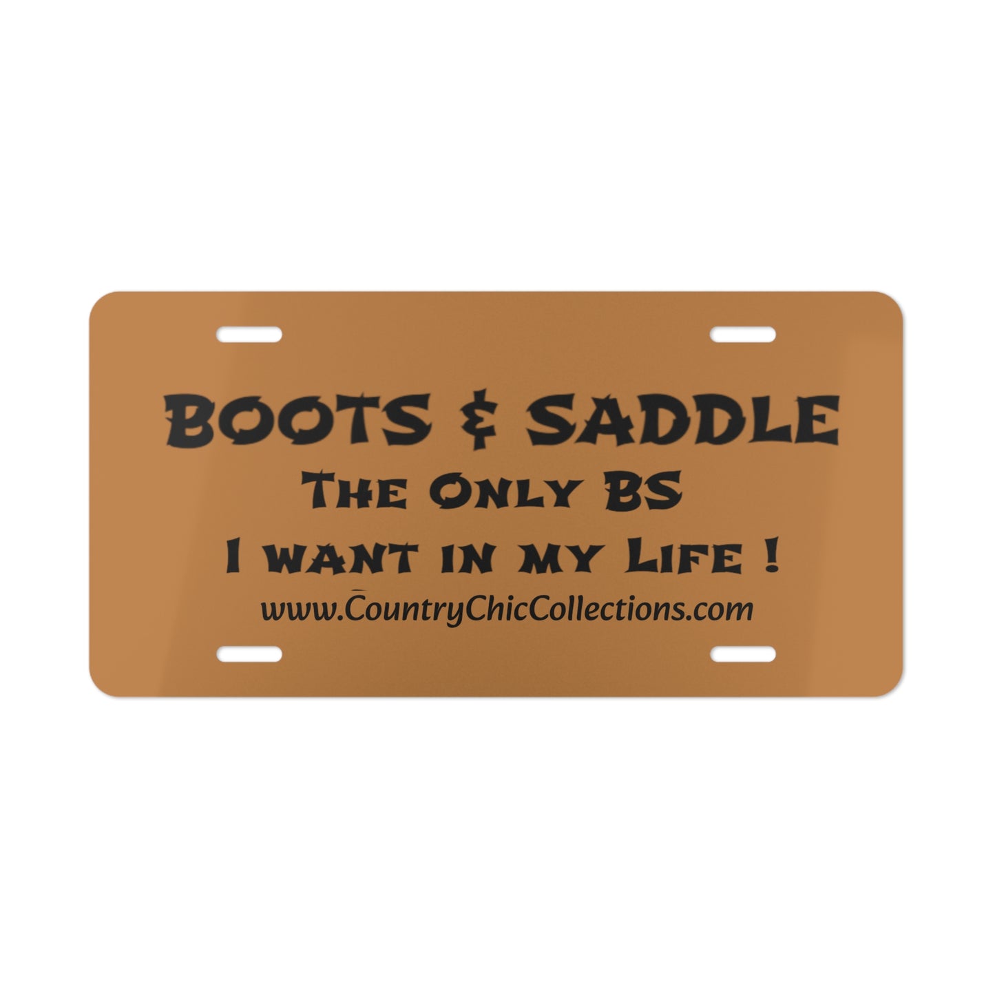 Horse Lovers Golfcart Auto Plate