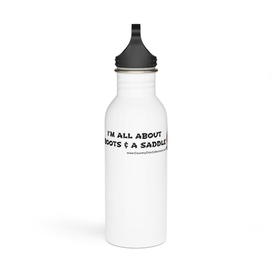 All about Boots and a Saddle Stainless Steel Bottle, 20 oz.