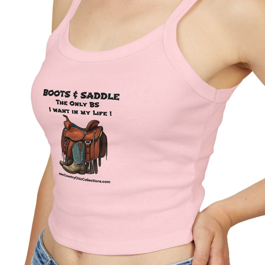 Country Chic Women's Spaghetti Strap Tank Top