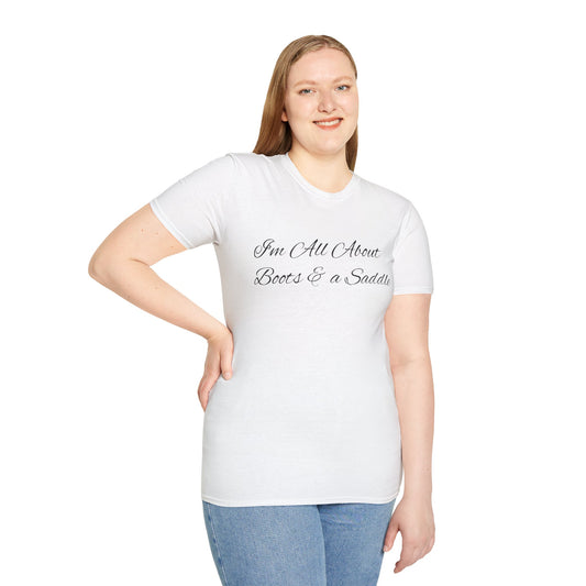 Farm Life Tee - I'm All About Boots & a Saddle