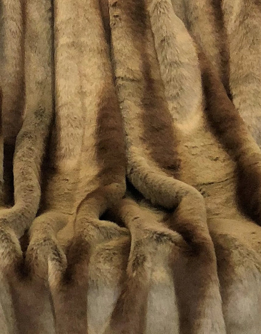 Plutus Sheared Faux Chinchilla Luxury Throw