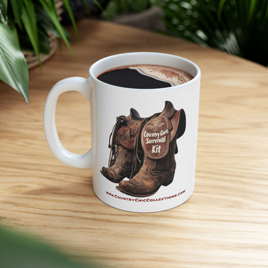 Rustic Cowboy Ceramic Mug