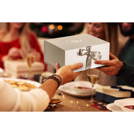 Elegant White Deluxe Gift Box