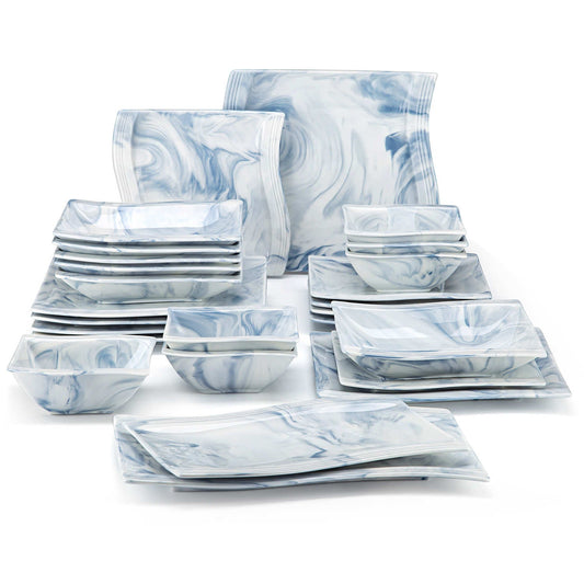 Elegant 26 Piece Dinnerware Set, serves 6