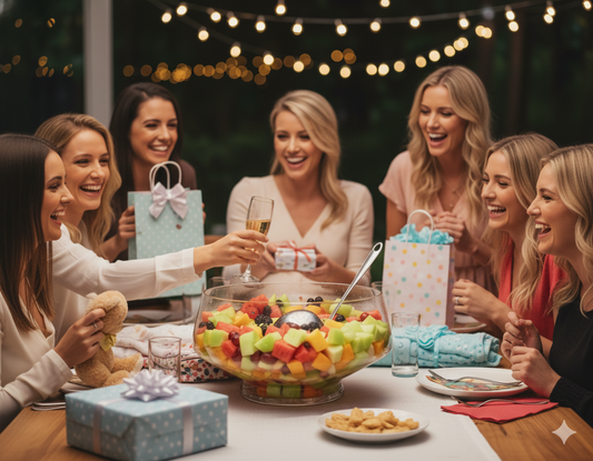 Elegant Footed Punch Bowl