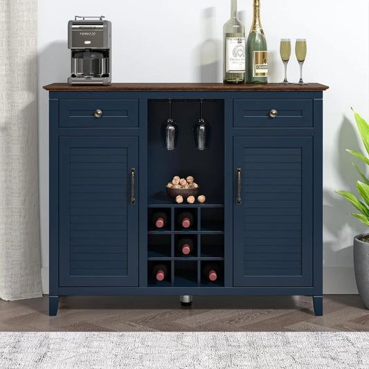 Luxe Cottage Buffet Cabinet, Wine, Liquor or Coffee