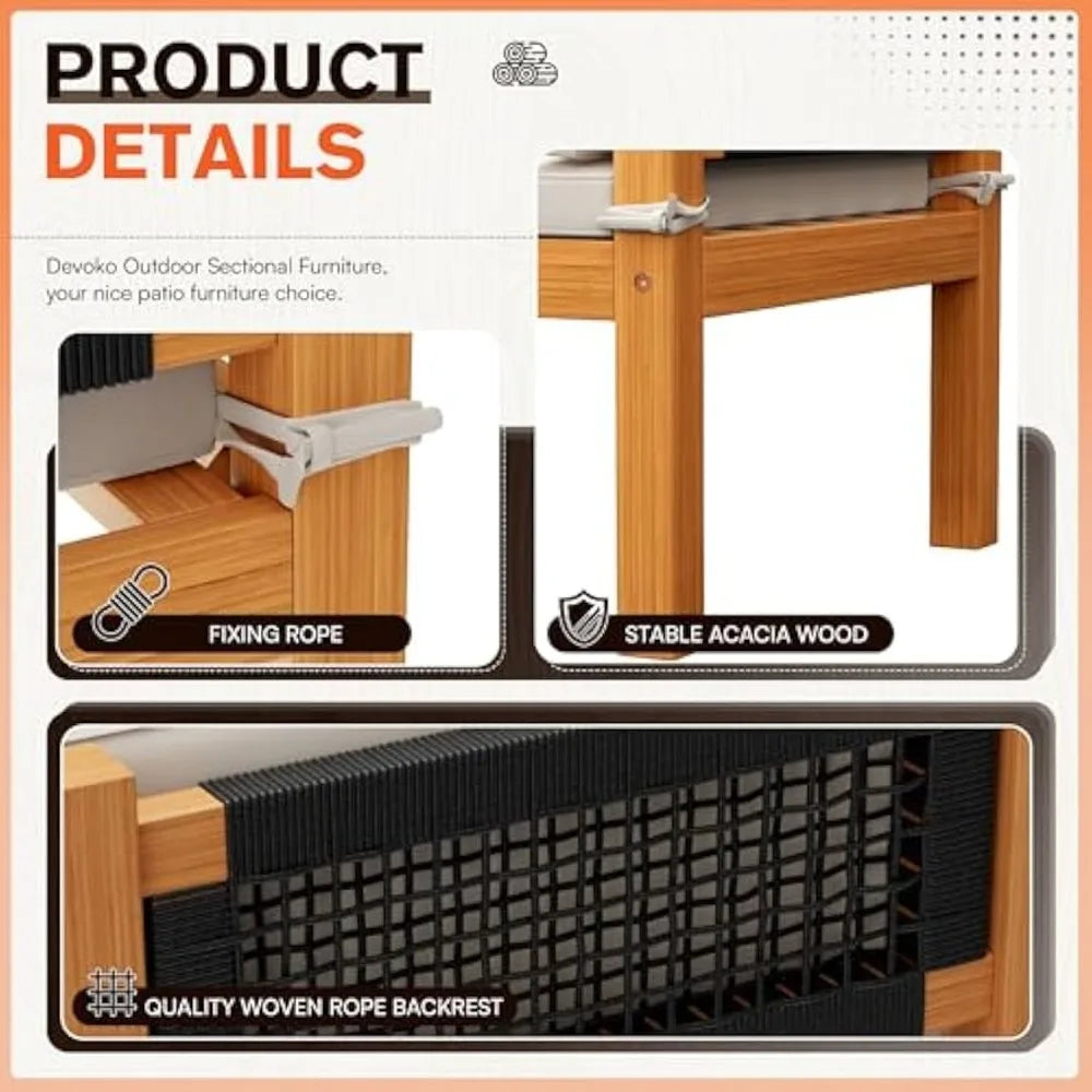 Havenwood Acacia Outdoor Set – Handcrafted Elegance for Timeless Outdoor Living