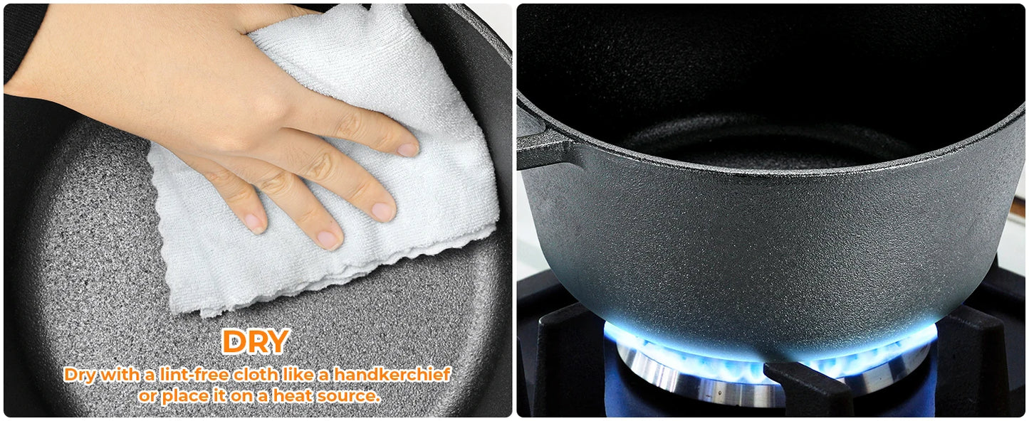 Vintage 2-in-1 Cast Iron Dutch Oven