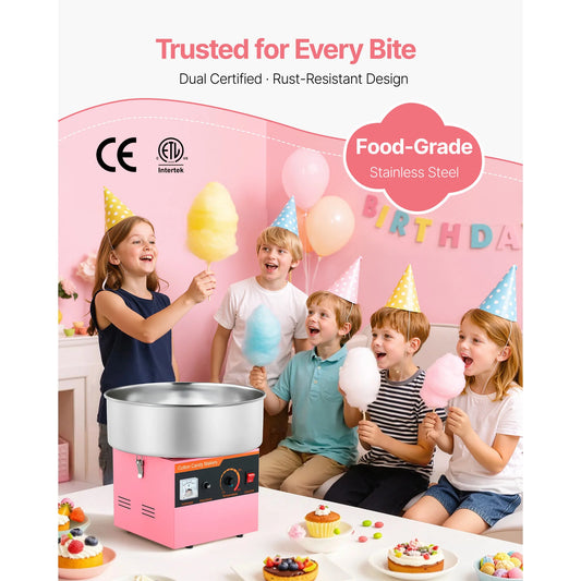 Cotton Candy Machine Stainless Steel
