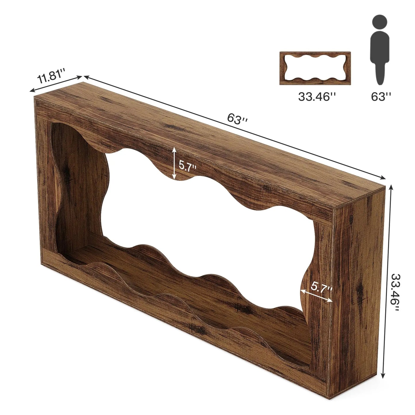 Elegant Farmhouse Style Console Table