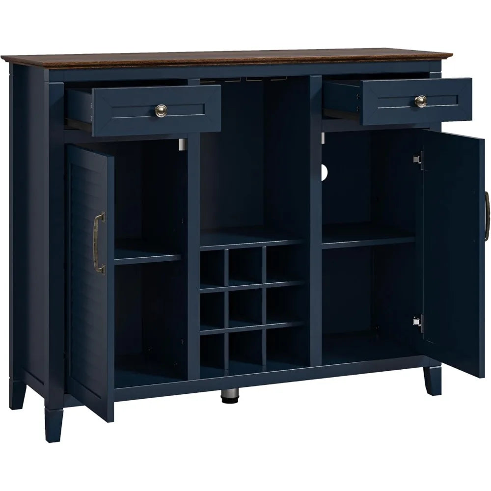 Luxe Cottage Buffet Cabinet, Wine, Liquor or Coffee