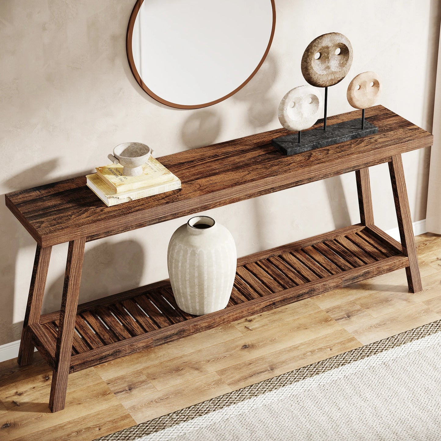 Farmhouse Console Entryway Table