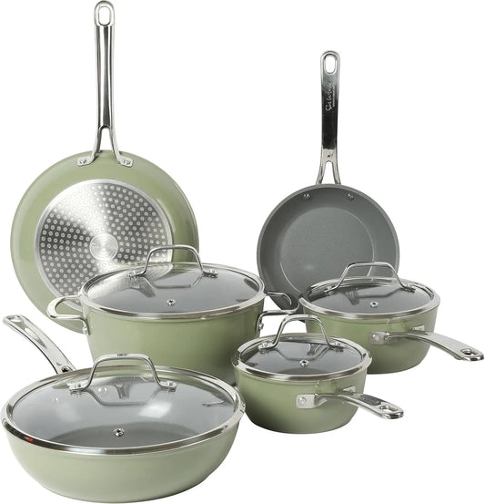 Charming Titanium Ceramic Nonstick Cookware Set