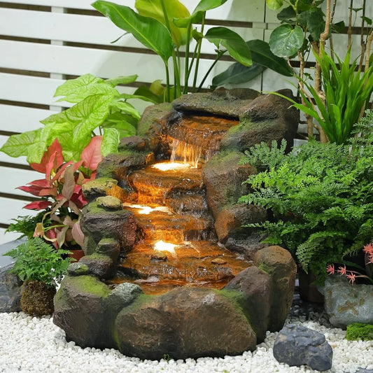 Tranquility Water Fountain with LED lights and pump