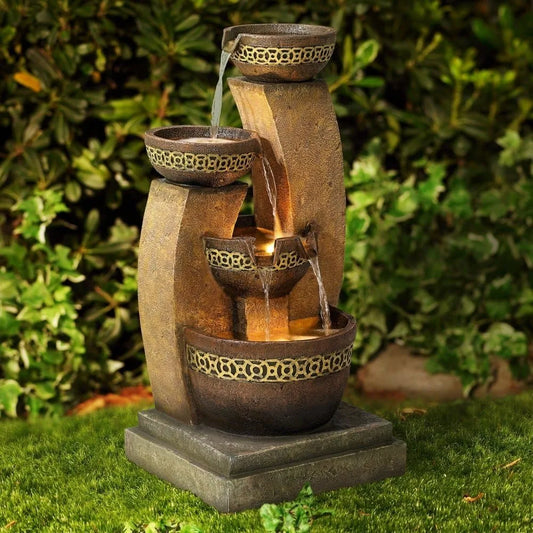 Countryside Cascading Water Fountain