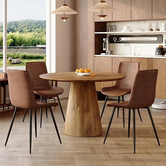 TImeless Unique Charm Solid Wood Dining Table Set