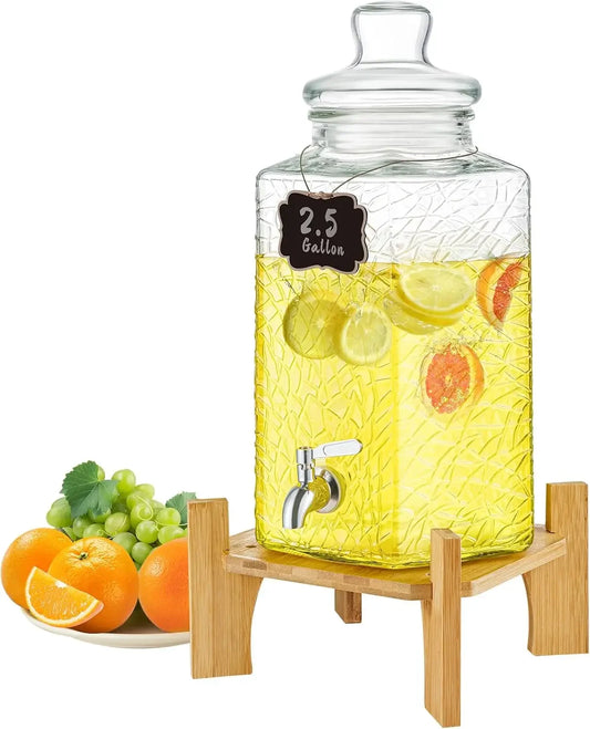 2.5 Gallon Drink Dispensers with Stand