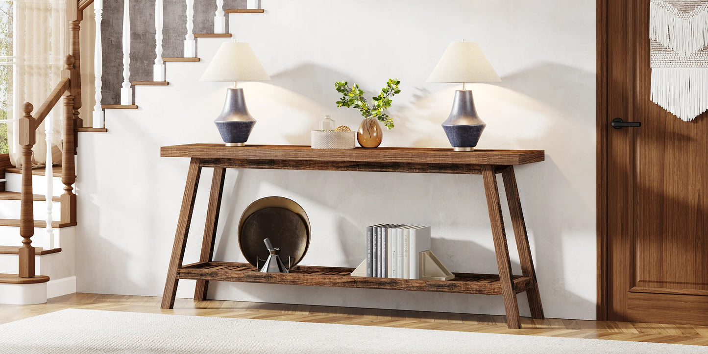 Farmhouse Console Entryway Table