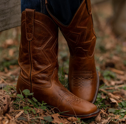 Country Girl Square Toe Western Boot, Tuff Rider
