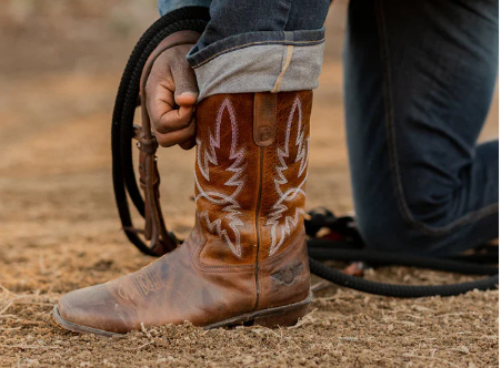 Men's Old Faithful Wide Square Toe Western Boot