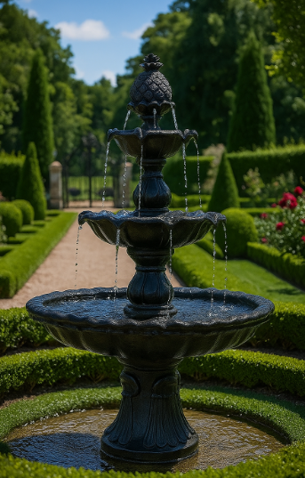 Vintage Pineapple Head Water Fountain
