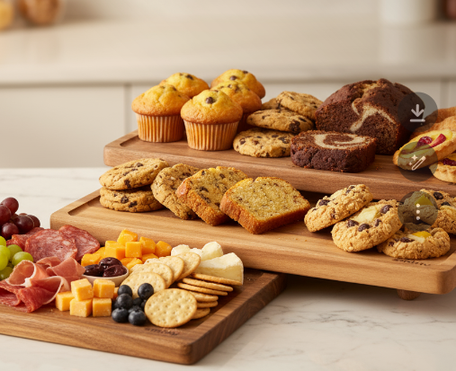 Acacia Wood Cutting Board Gift Set
