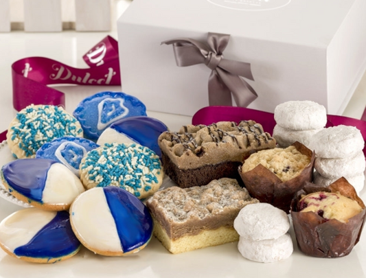 Deluxe White Hanukkah Gift Box