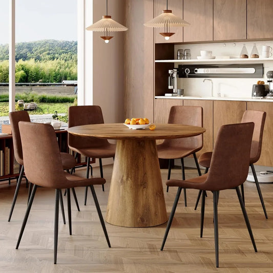 TImeless Unique Charm Solid Wood Dining Table Set