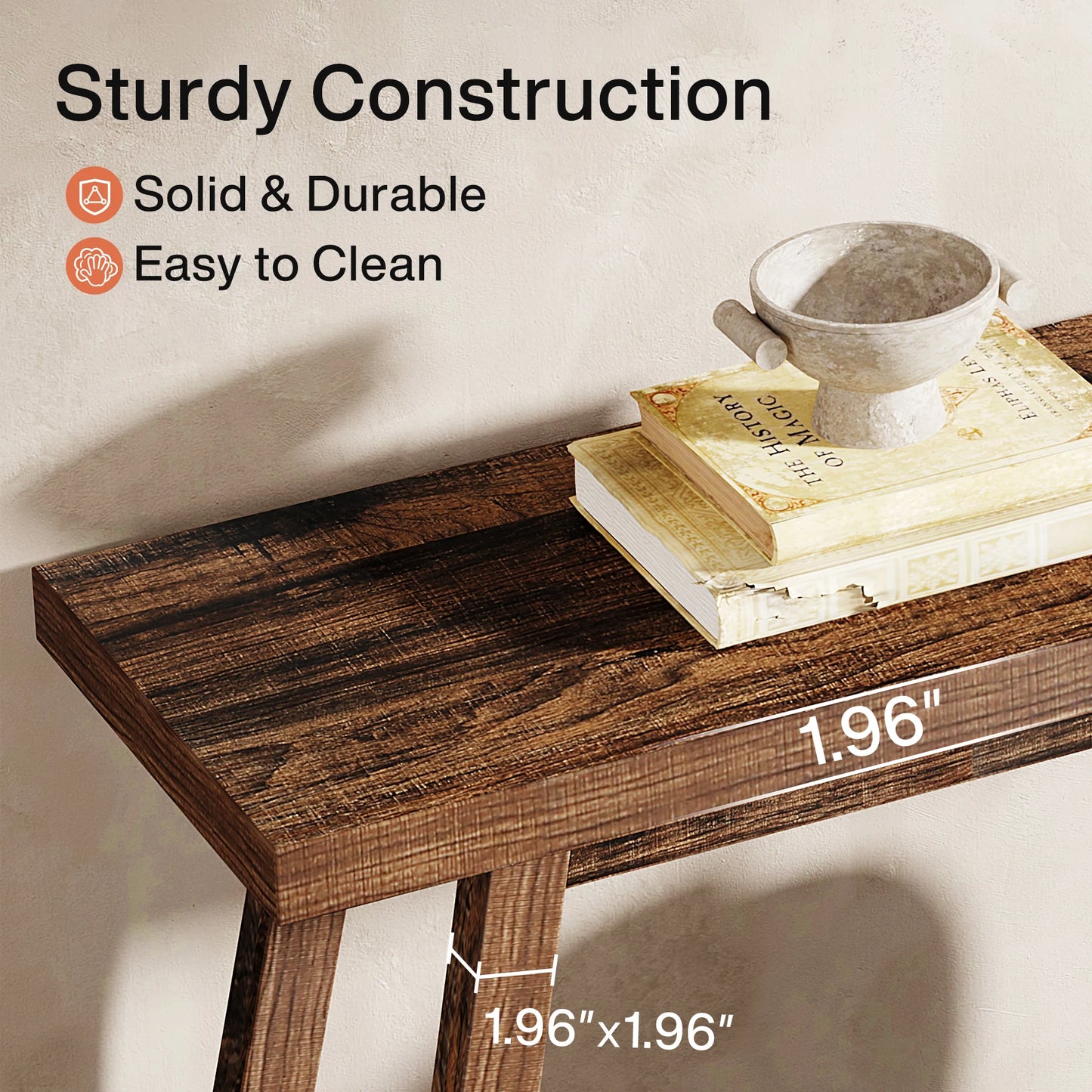 Farmhouse Console Entryway Table