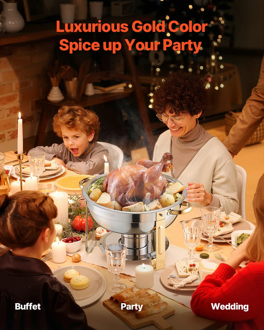 4 Pack Chafing Dish Buffet Set Stainless Steel