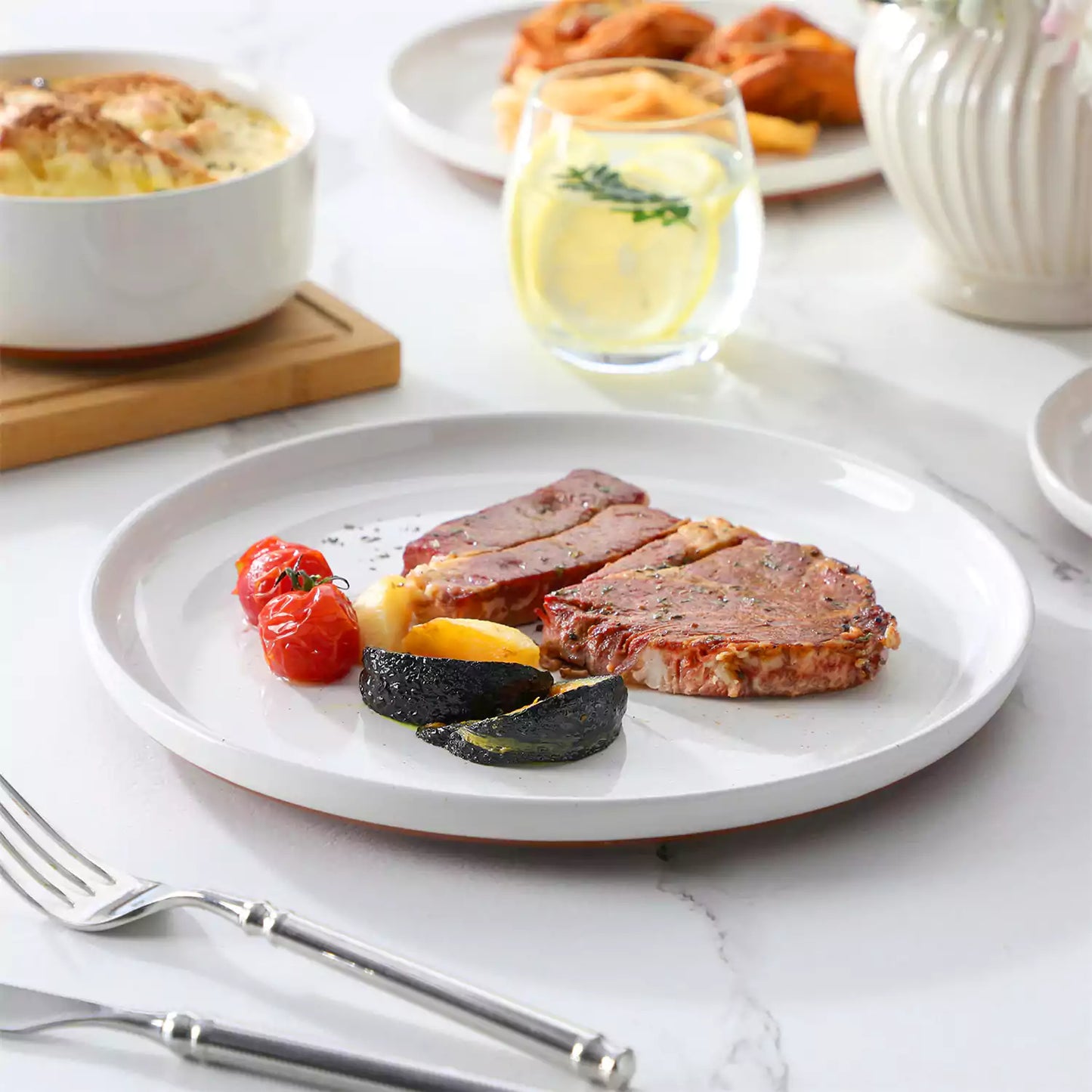 Rustic Charmer 24 Piece Dinnerware Set for 8