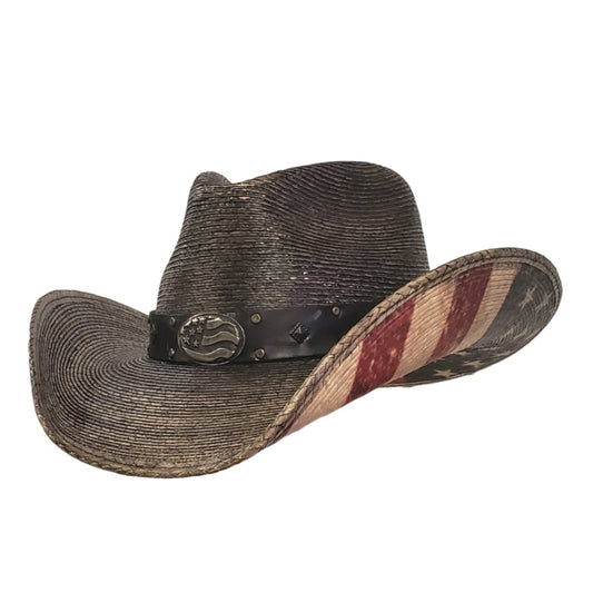 BLACK JACK PALM STRAW 101 USA
