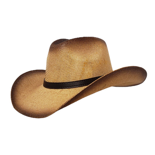 DURANGO BROWN CANVAS STRAW