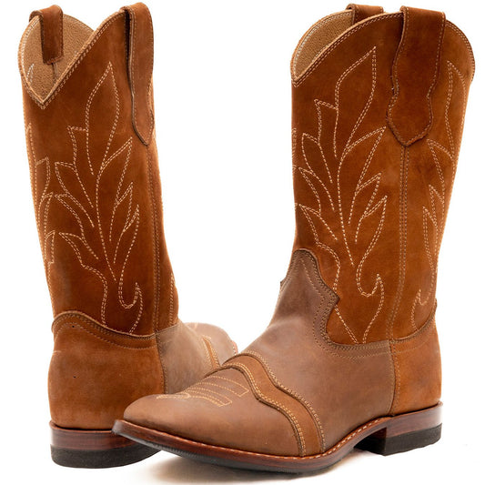 Men's Cowboy Boots with Brazilian Toe
