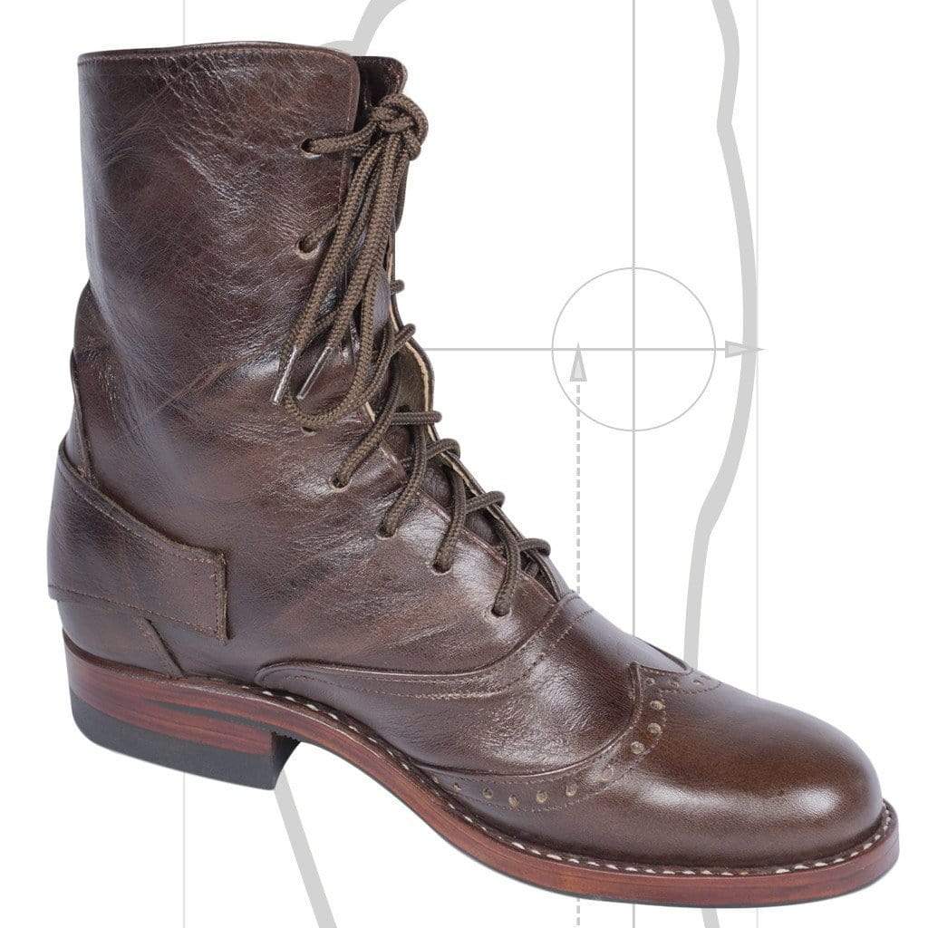 Custom Handmade Lace Up Victorian Boots