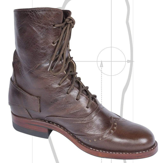 Custom Handmade Lace Up Victorian Boots