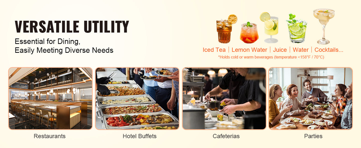 No Drip Glass 2 Gallon Drink Dispenser