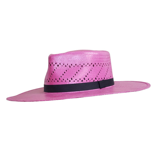 LOLITA FUCSHIA SHANTUNG STRAW 213